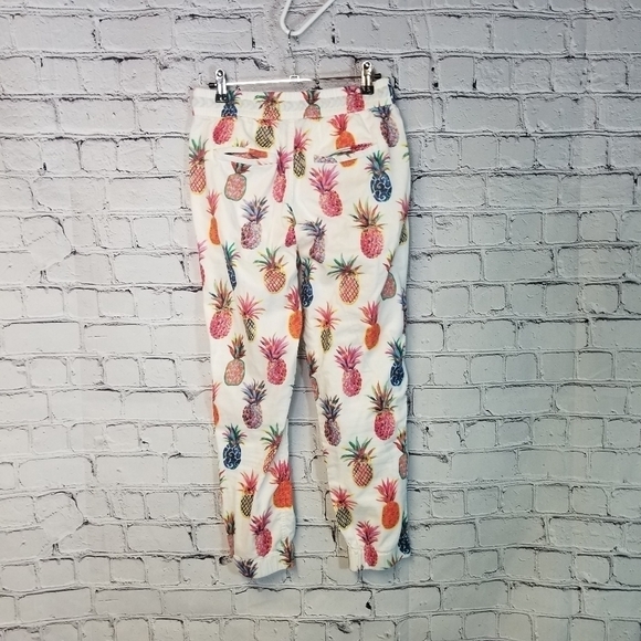J Crew Ratti Seaside Pineapple Joggers - Picture 2 of 9